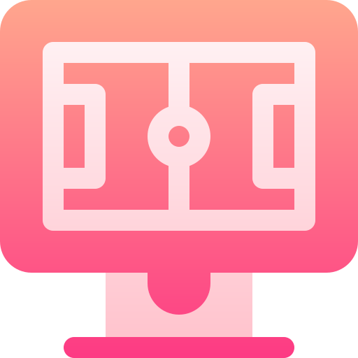 Monitor Basic Gradient Gradient icon