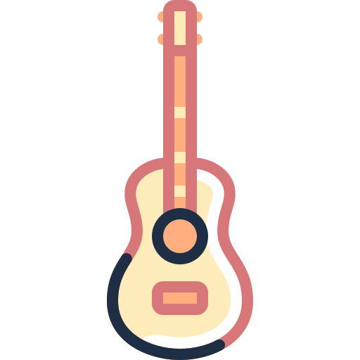 guitarra Special Meteor Lineal color icono