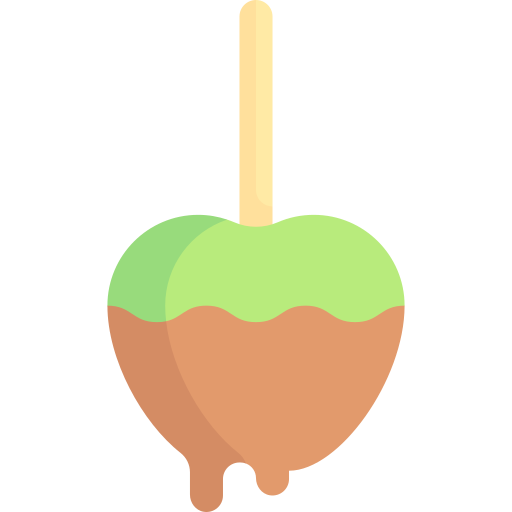 karmelowe jabłko Special Flat ikona