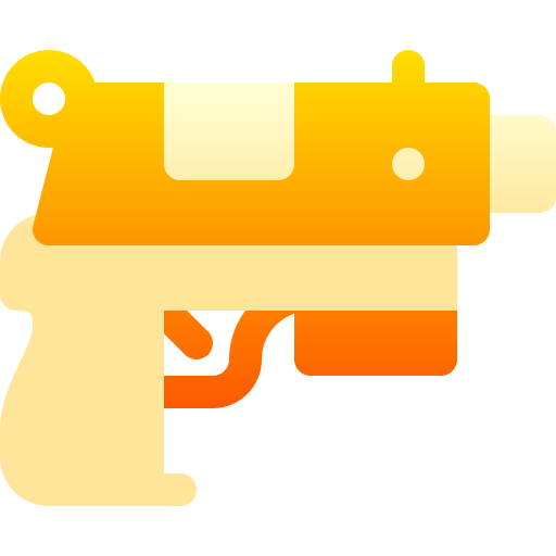 Gun Basic Gradient Gradient icon