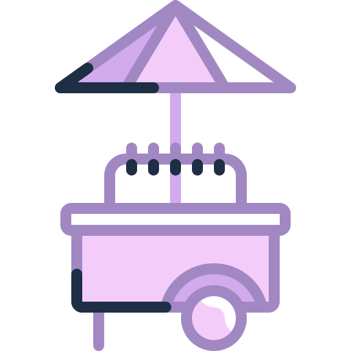Cart Special Meteor Lineal color icon