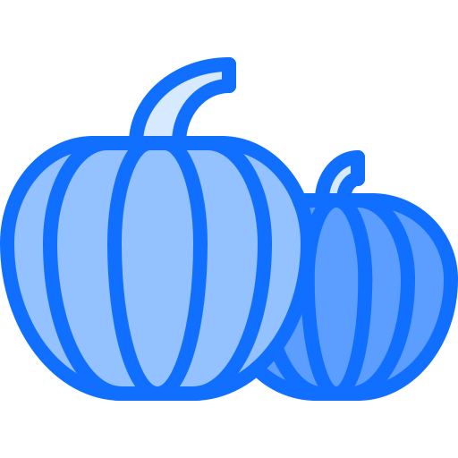 pompoen Coloring Blue icoon