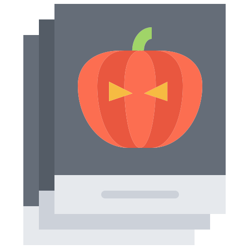 Halloween Coloring Flat icon