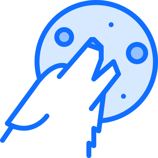 lobo Coloring Blue icono
