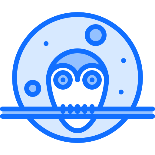 eule Coloring Blue icon