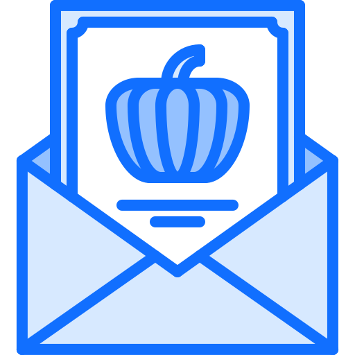 Invitation Coloring Blue icon