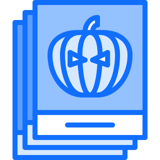 halloween Coloring Blue icon