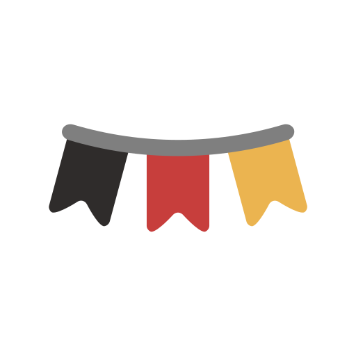 ドイツの国旗 Generic Flat icon