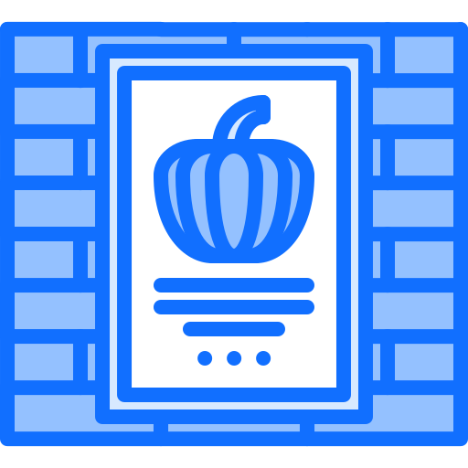 Halloweeen Coloring Blue icon