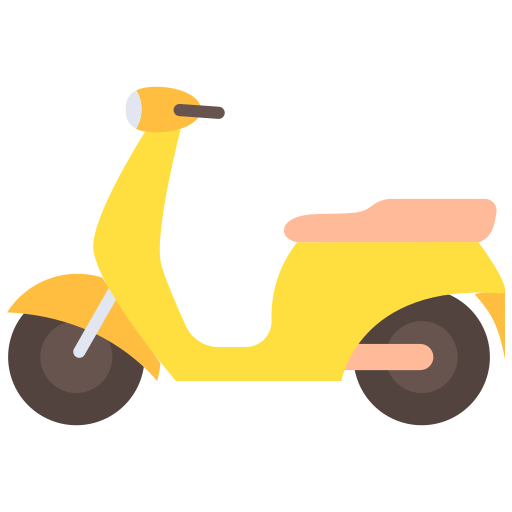 scooter Generic Flat icoon