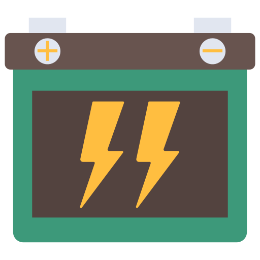 autobatterie Generic Flat icon