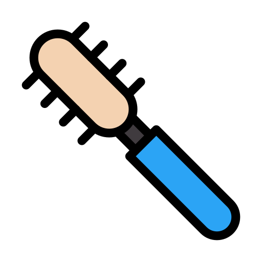 szczotka rolkowa Vector Stall Lineal Color ikona