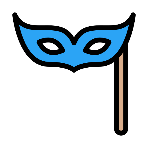 Карнавальная маска Vector Stall Lineal Color иконка