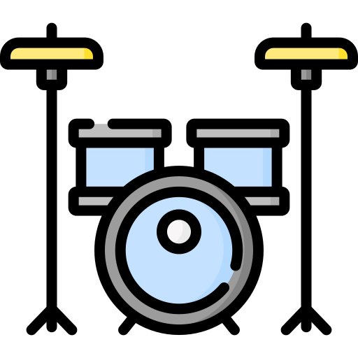 Drum set Special Lineal color icon