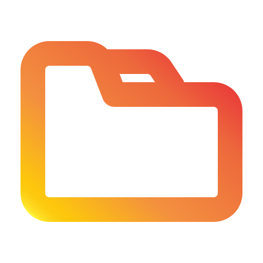 carpeta Generic Gradient icono