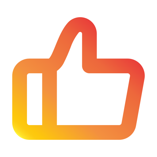 Like button Generic Gradient icon