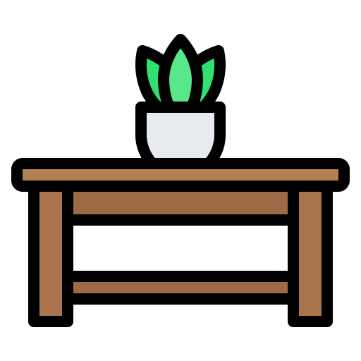 Кофейный столик Generic Outline Color иконка