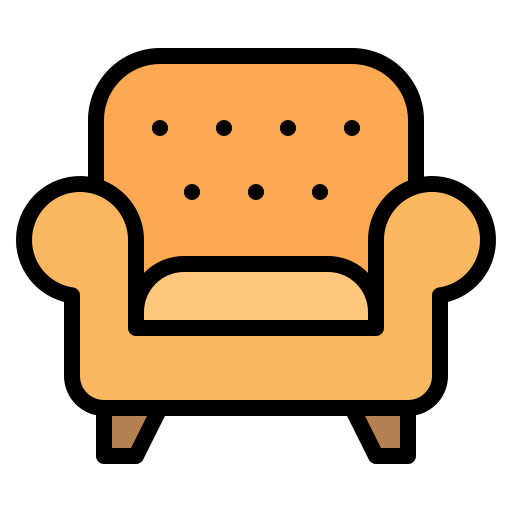 fotel Generic Outline Color ikona