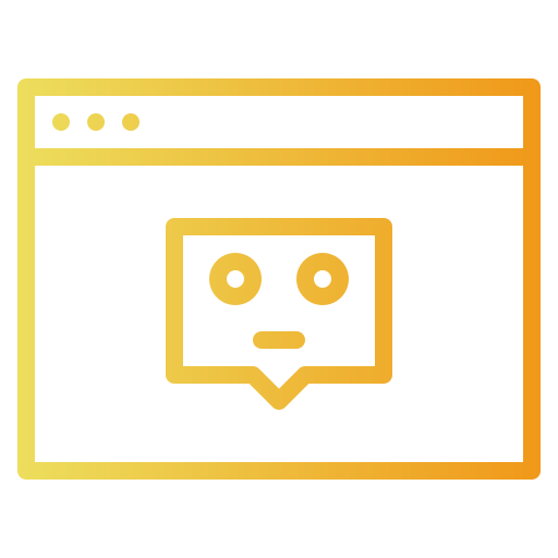 chatbot Generic Gradient icono