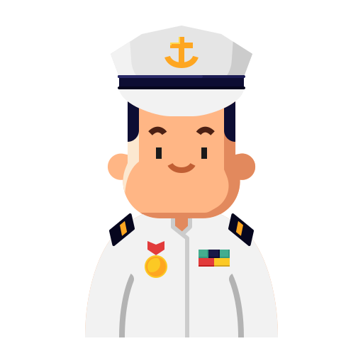 commandant Generic Flat icoon