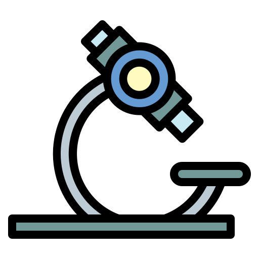 microscoop Generic Outline Color icoon