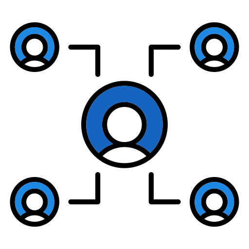 ユーザー・グループ Generic Outline Color icon