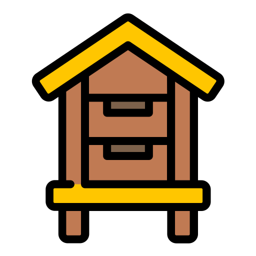 Bee box Generic Outline Color icon