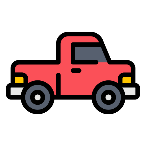 ciężarówka Generic Outline Color ikona