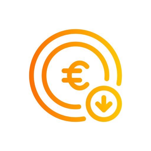 euro Generic Gradient icoon