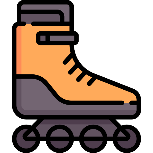 Roller skates Special Lineal color icon
