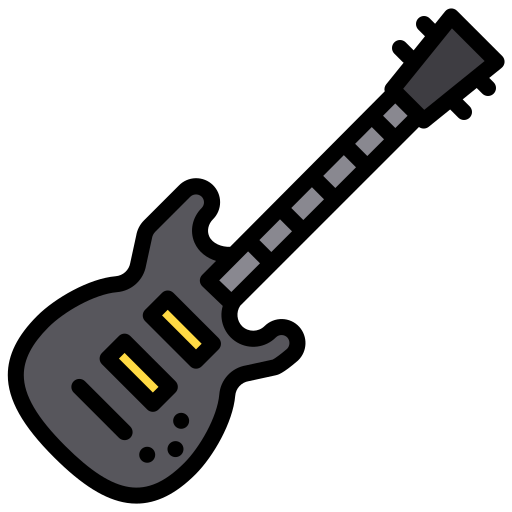 guitarra xnimrodx Lineal Color icono