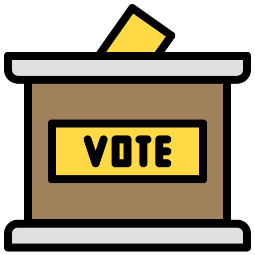 urna wyborcza xnimrodx Lineal Color ikona