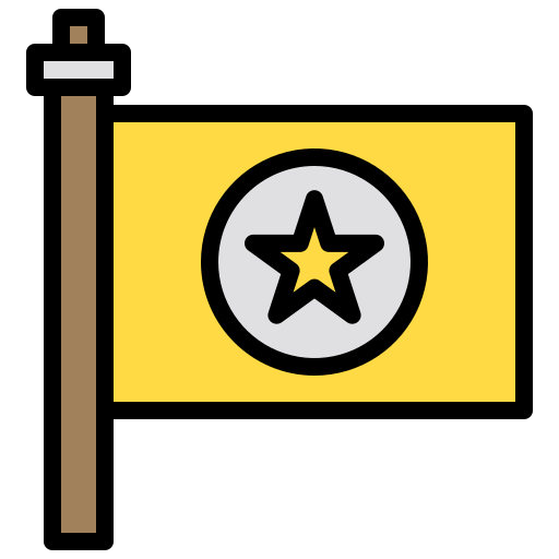 flaga xnimrodx Lineal Color ikona
