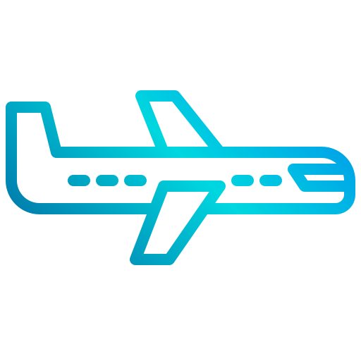 비행기 xnimrodx Lineal Gradient icon