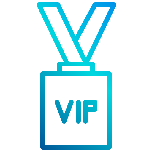 Vip pass xnimrodx Lineal Gradient icon