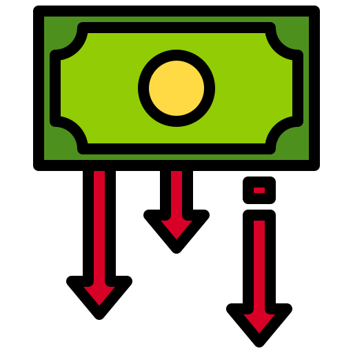 dinero xnimrodx Lineal Color icono
