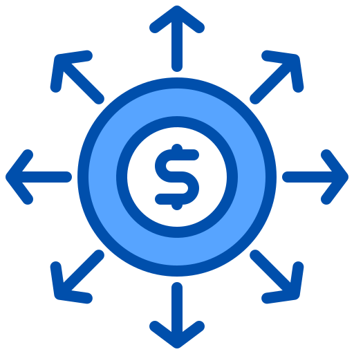 Cash flow xnimrodx Blue icon