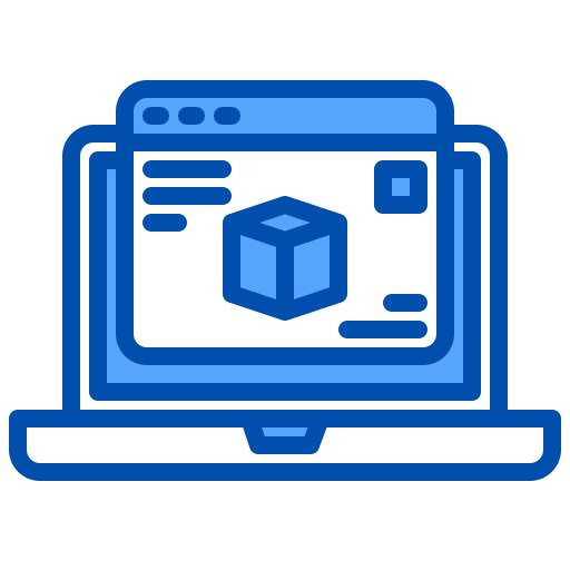 web-design xnimrodx Blue icon