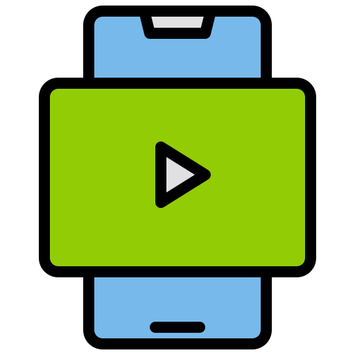 reproductor de video xnimrodx Lineal Color icono