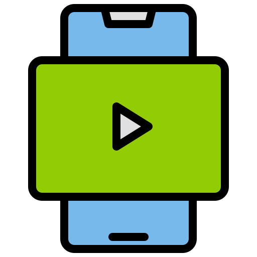 videoplayer xnimrodx Lineal Color icon