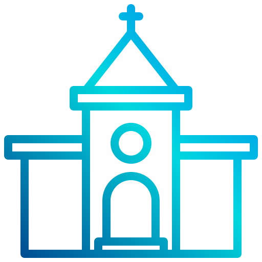 교회 xnimrodx Lineal Gradient icon