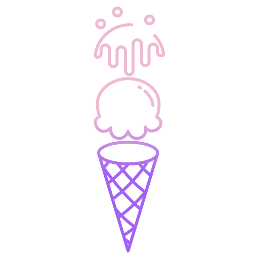 Мороженое Icongeek26 Outline Gradient иконка