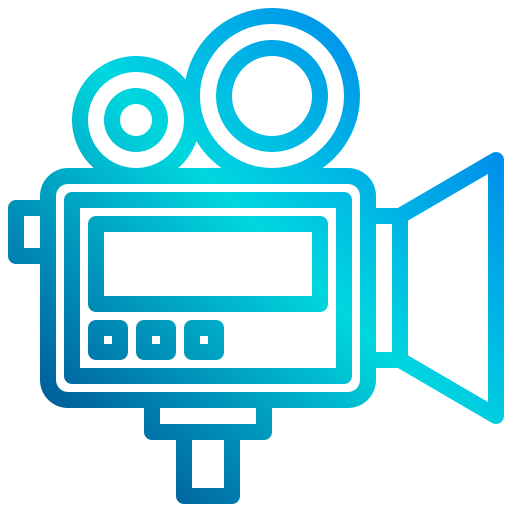 camara de video xnimrodx Lineal Gradient icono
