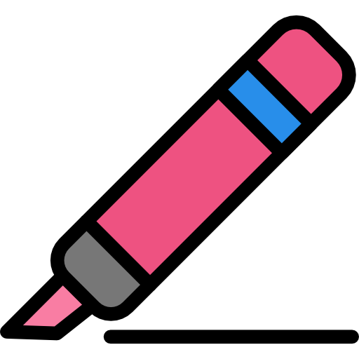 textmarker Darius Dan Lineal Color icon