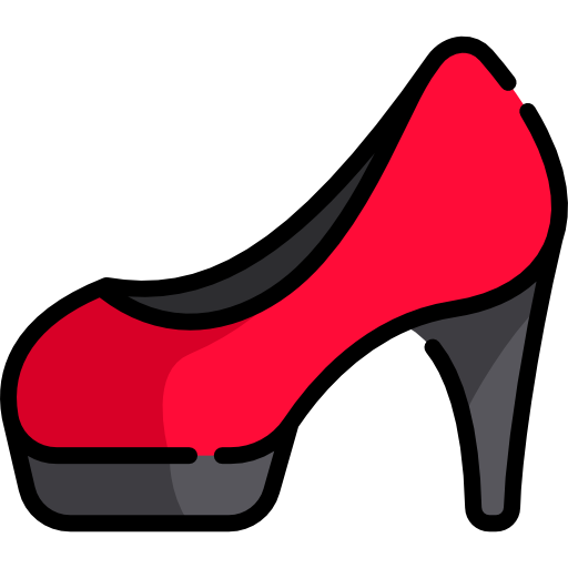 high heels Special Lineal color icon