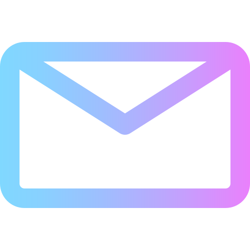 e-mail Super Basic Rounded Gradient ikona