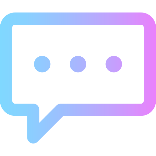 chatten Super Basic Rounded Gradient icoon