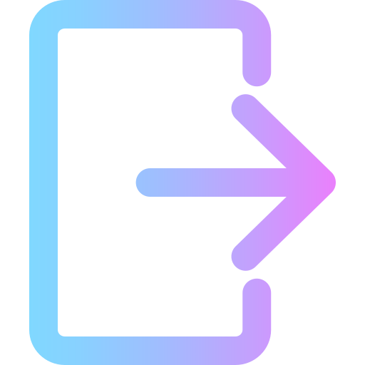 disconnettersi Super Basic Rounded Gradient icona