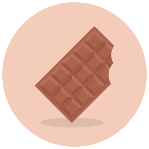 barra de chocolate Generic Circular icono