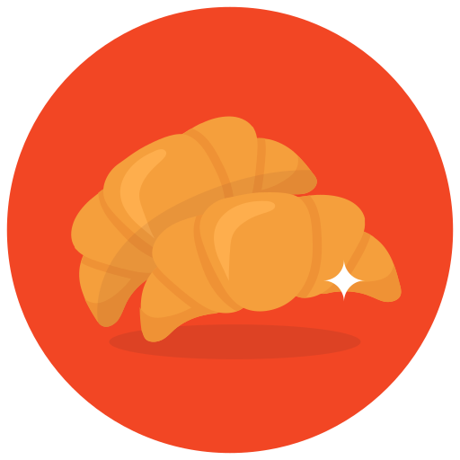 croissant Generic Circular icoon